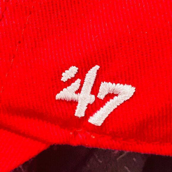 '47 Brand NY Yankees Cap — Classic Icon in Crimson (OSFA) - Picture 9 of 16